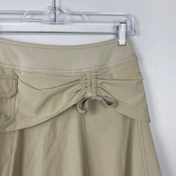 Athleta Wherever Skort Tan Tennis Skirt Utility Coquette‎ Hiker Gorpcore Size 2 - Picture 2 of 7